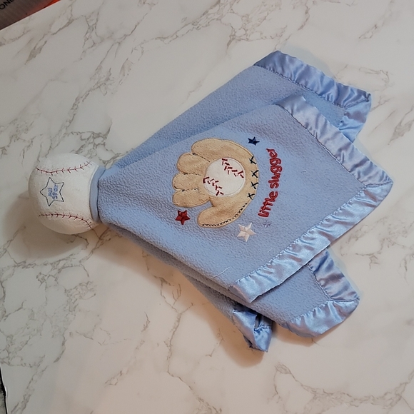 Carter's Other - adorable baseball little slugger security blanket lovey